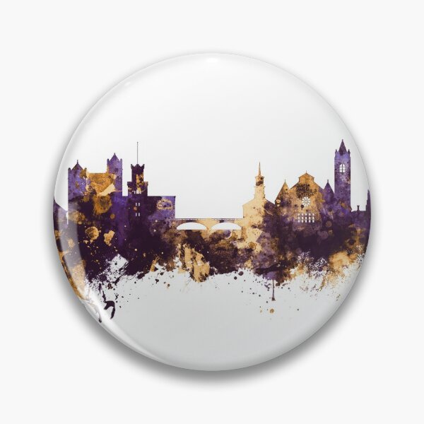 Item preview, Nashua New Hampshire Skyline designed and sold by ArtPrints.
