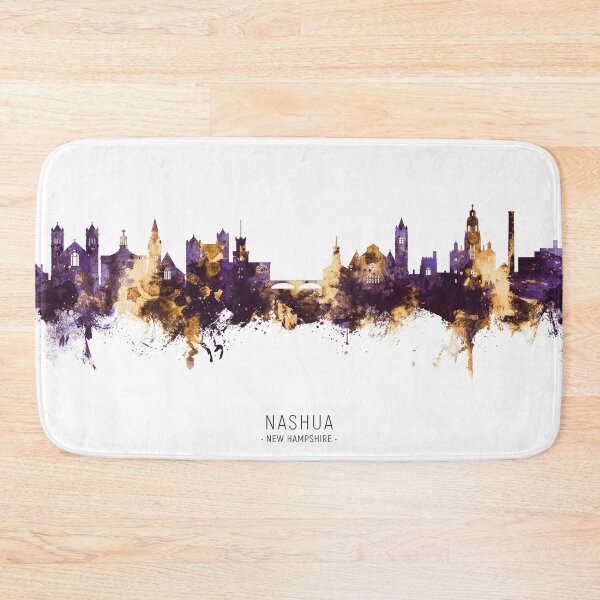 Item preview, Nashua New Hampshire Skyline designed and sold by ArtPrints.