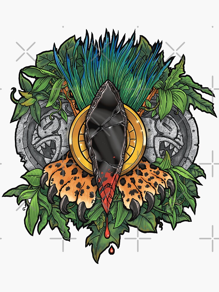 Thumbnail 3 of 3, Sticker, Scion Pantheon: Teotl designed and sold by TheOnyxPath.