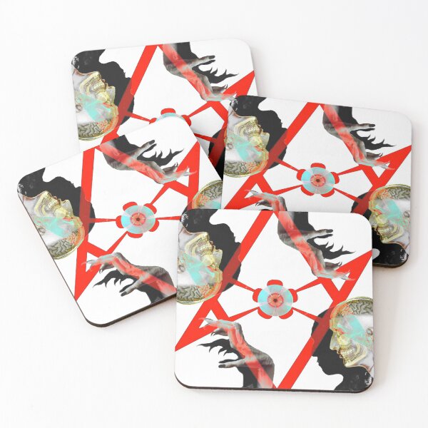The Wickedest Man in the World Coasters (Set of 4)