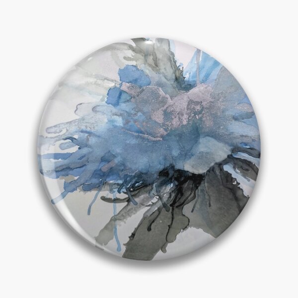 Item preview, Ink Flower Blue designed and sold by JillyBeanDesign.