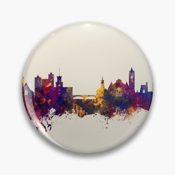 Item preview, Nashua New Hampshire Skyline designed and sold by ArtPrints.