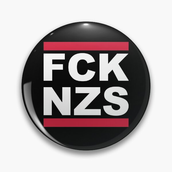 FUCK NAZIS Pin
