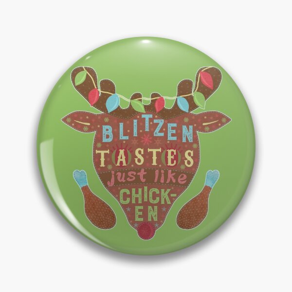 Item preview, Funny Christmas Blitzen Chicken Reindeer Humor designed and sold by emkayhess.