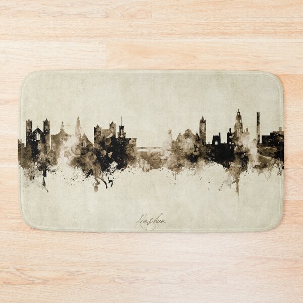 Item preview, Nashua New Hampshire Skyline designed and sold by ArtPrints.