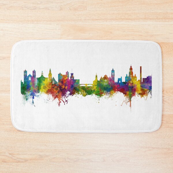 Item preview, Nashua New Hampshire Skyline designed and sold by ArtPrints.