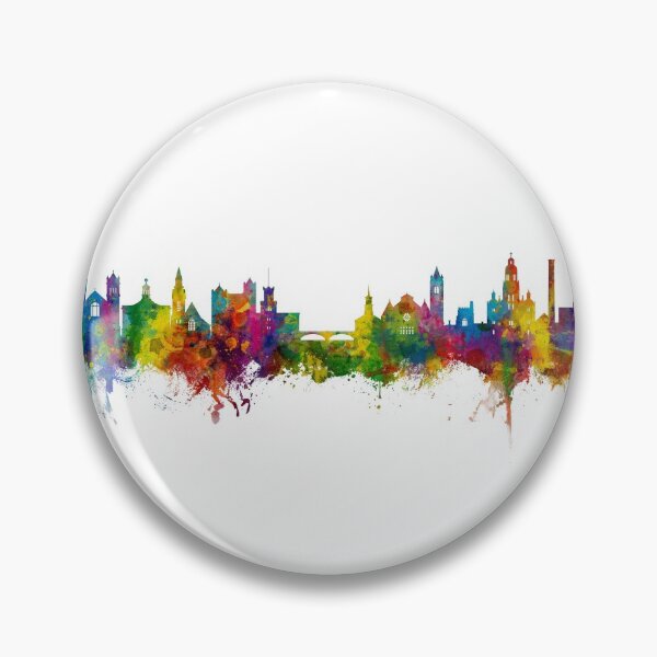Item preview, Nashua New Hampshire Skyline designed and sold by ArtPrints.