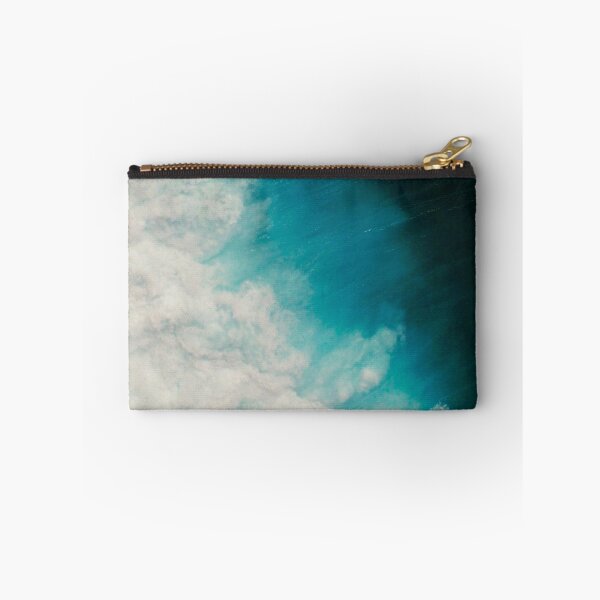 Item preview, White Waves on a Teal Blue Sea designed and sold by thesnowwhyte.