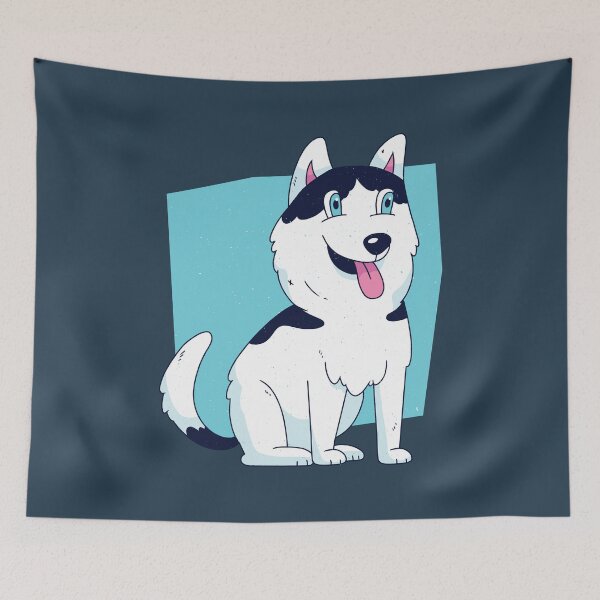 Artikelvorschau, Husky Hund Welpe entworfen und verkauft von Vanditdesigns.