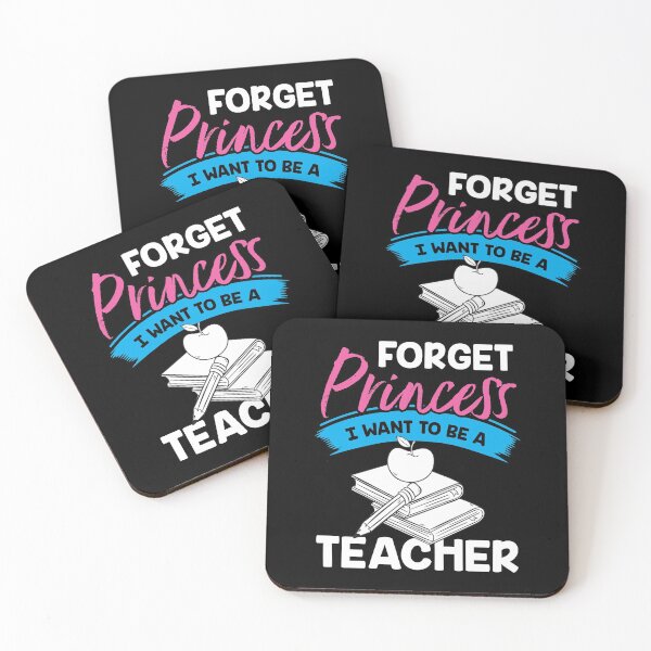 Item preview, Forget Princess I Want to Be a Teacher Shirt designed and sold by Orange Pieces.