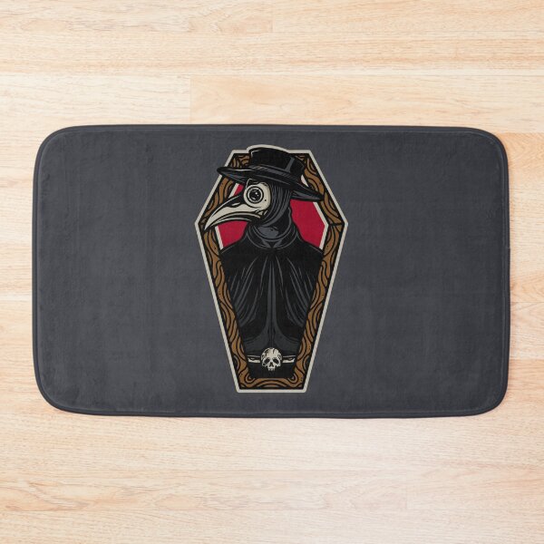 Item preview, Plague Doctor Coffin Tattoo Design designed and sold by AlundrART.