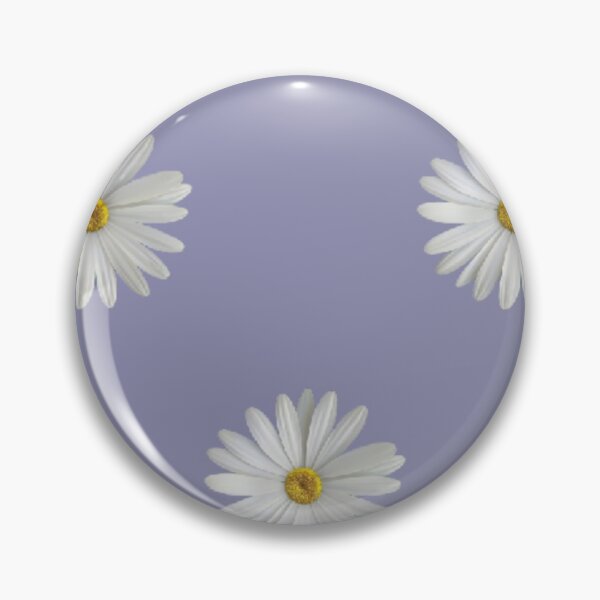 Item preview, White Daisy Pattern on a Purple Background designed and sold by thesnowwhyte.
