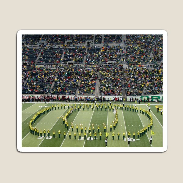 Oregon Ducks "O" In the Band Magnet