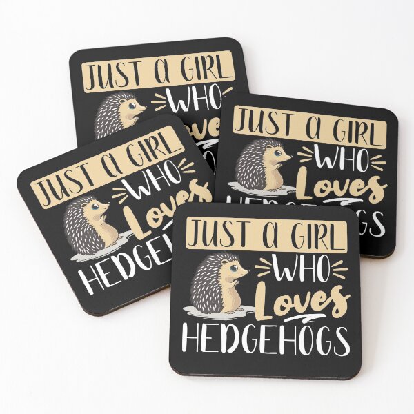 Item preview, Just A Girl Who Loves Hedgehogs, Cute Gift designed and sold by SlinkyDesigns.
