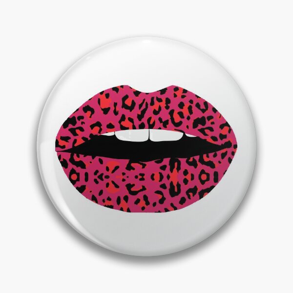 Item preview, Pink Cheetah Pattern Lips Leopard Fur Mouth Animal Print designed and sold by BornDesign.
