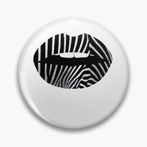 Item preview, Zebra Pattern Lips Zebra Stripes Coat Print Print Animal Print designed and sold by BornDesign.