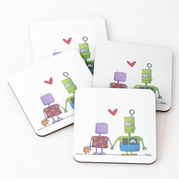 Item preview, Robots in love designed and sold by laureH.