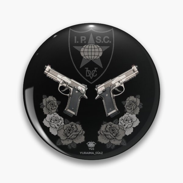 Item preview, Guns, roses... and IPSC Black Yuraima Díaz designed and sold by yourgunsstyle.
