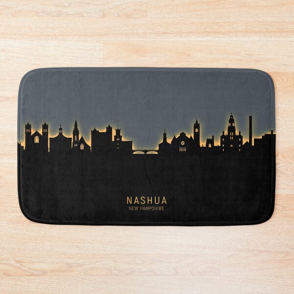 Item preview, Nashua New Hampshire Skyline designed and sold by ArtPrints.