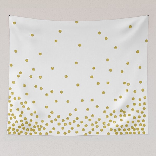 Item preview, Gold polka dot designed and sold by cafelab.