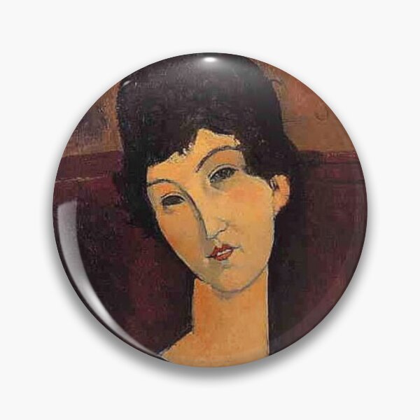 Item preview,  Vintage Portrait painting by  Amedeo Modigliani (Italian, Livorno 1884–1920 Paris) designed and sold by Vintage Designs +.
