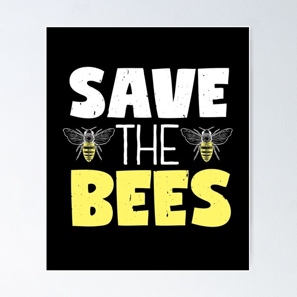 Artikelvorschau, Rettet die Bienen Umweltgeschenk entworfen und verkauft von SlinkyDesigns.