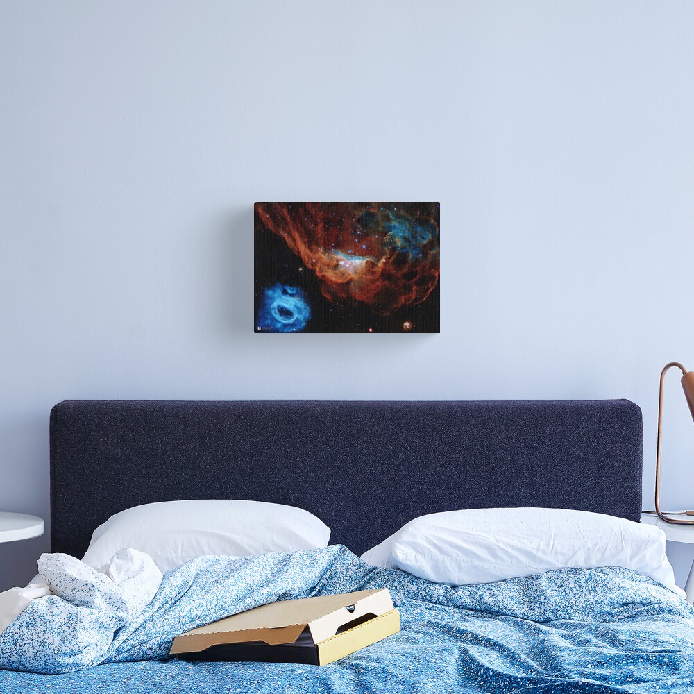 Hubble Telescope: Cosmic Reef (2020), NGC 2014, NGC 2020 Canvas Print