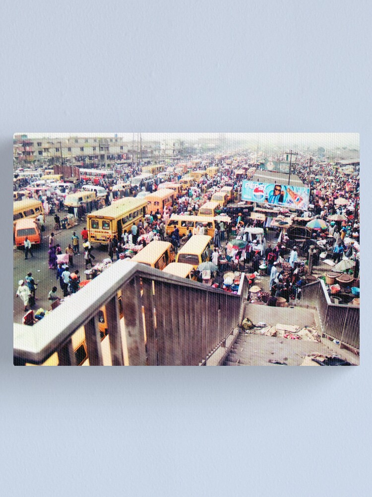 Thumbnail 1 of 3, Canvas Print, Multitude of Humanity designed and sold by Muyiwa.