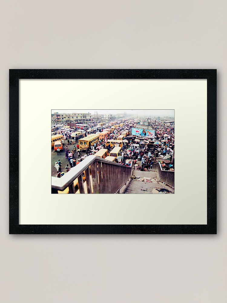 Thumbnail 1 of 7, Framed Art Print, Multitude of Humanity designed and sold by Muyiwa.