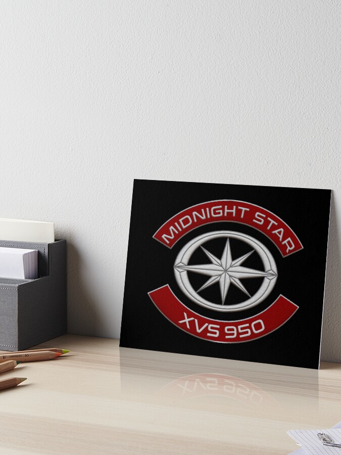Midnight Star Xvs 950 Xvs950 Patch Art Board Print By Klarabubble Redbubble
