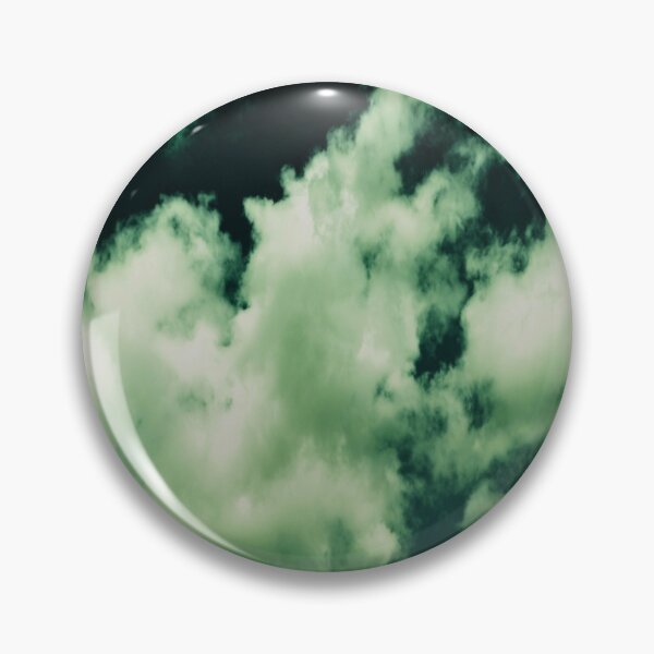 Item preview, Modern dramatic abstract white puffy clouds on a dark teal sky designed and sold by by-jwp.