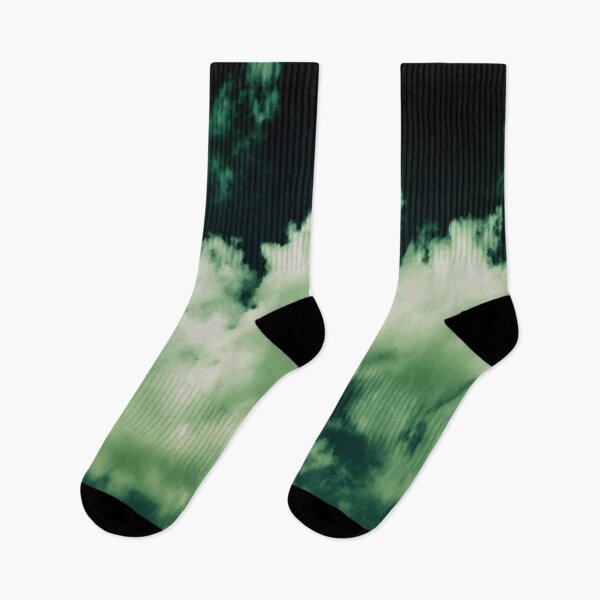Item preview, Modern dramatic abstract white puffy clouds on a dark teal sky designed and sold by by-jwp.