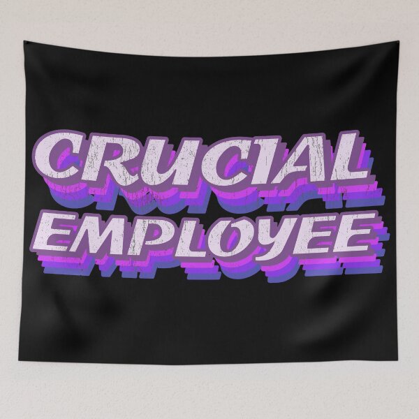 Item preview, Crucial employee designed and sold by NerdySherds.