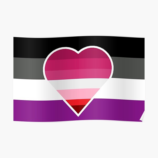 Lesbian Asexual Flag Poster For Sale By Disneyfanatic23 Redbubble 8656