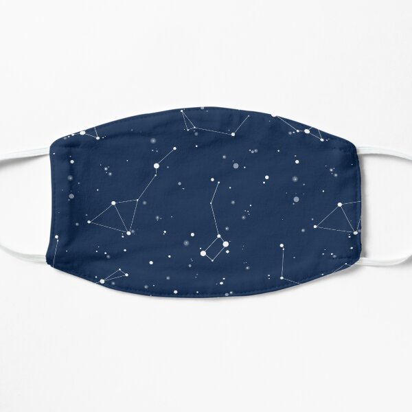 Navy Night Sky Flat Mask