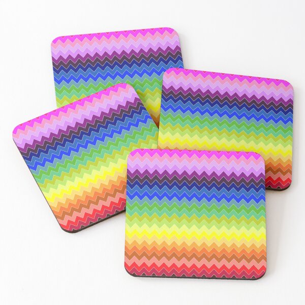 Item preview, Bright Colourful Rainbow Zigzag designed and sold by mrshelenbee.