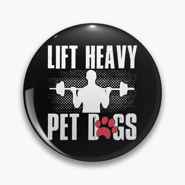 Artikelvorschau, Geschenk zum Gewichtheben und fürs Fitnessstudio, schwere Hunde heben entworfen und verkauft von SlinkyDesigns.