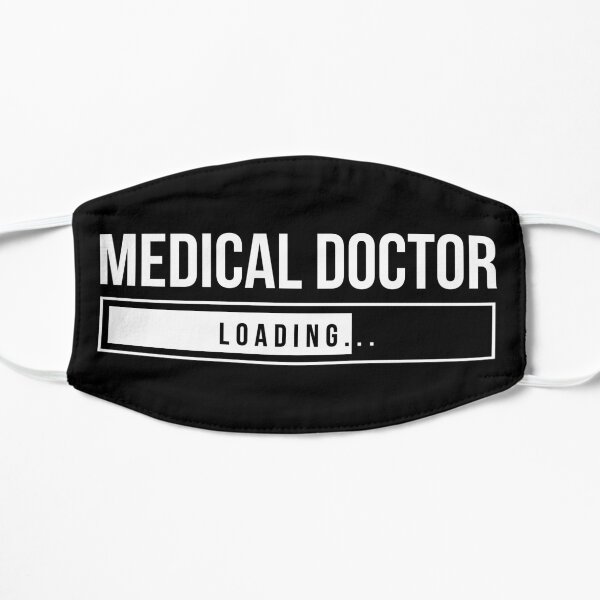 Medical Doctor Loading Student Graduation Gift Flat Mask