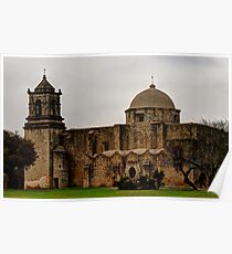 Mission San Jose in San Antonio, Texas Poster