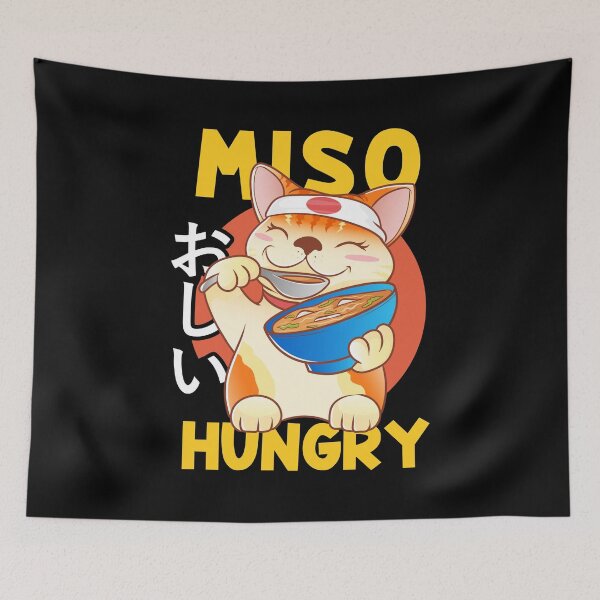 Item preview, Cute Anime Dog Puppy Miso Hungry Pun Kawaii designed and sold by perfectpresents.