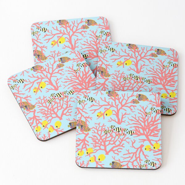 Item preview, tropical corals pattern designed and sold by FVO-italydesign.