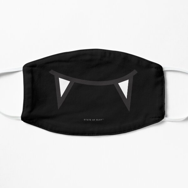 State Of Slay™ - Fangs Blk Flat Mask