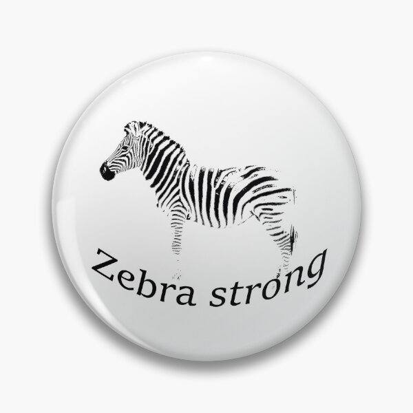 Item preview, Zebra Strong All Day Long designed and sold by Trendature Online .