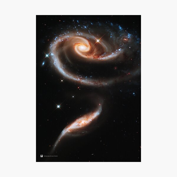 Hubble Telescope: Colliding Galaxy Pair Arp 273 (2011) Photographic Print
