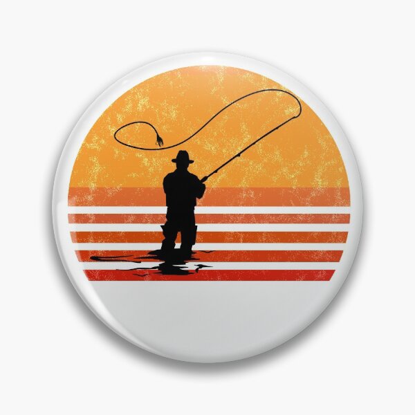 Item preview, Vintage fly fishing angler gift designed and sold by BornDesign.