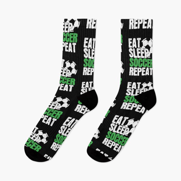 Item preview, Soccer Player Gift, Eat Sleep Soccer Repeat designed and sold by SlinkyDesigns.