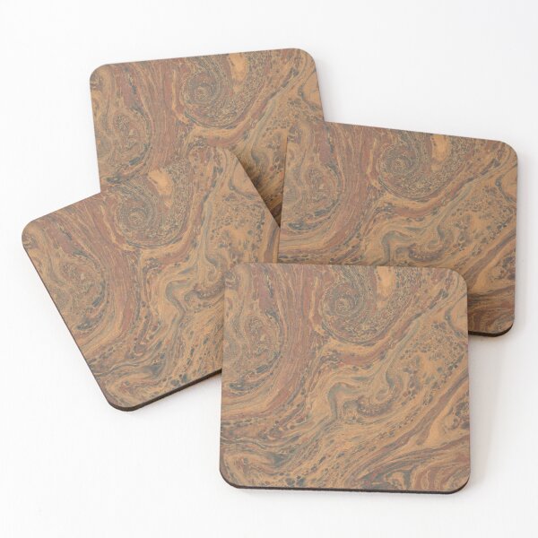 Item preview, Desert landscape colors in retro marbling design designed and sold by coverinlove.