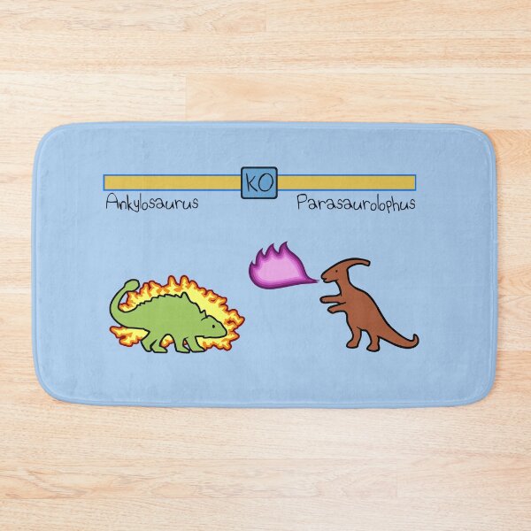 Item preview, Dinosaur Fighter Game - Ankylosaurus vs Parasaurolophus designed and sold by jezkemp.