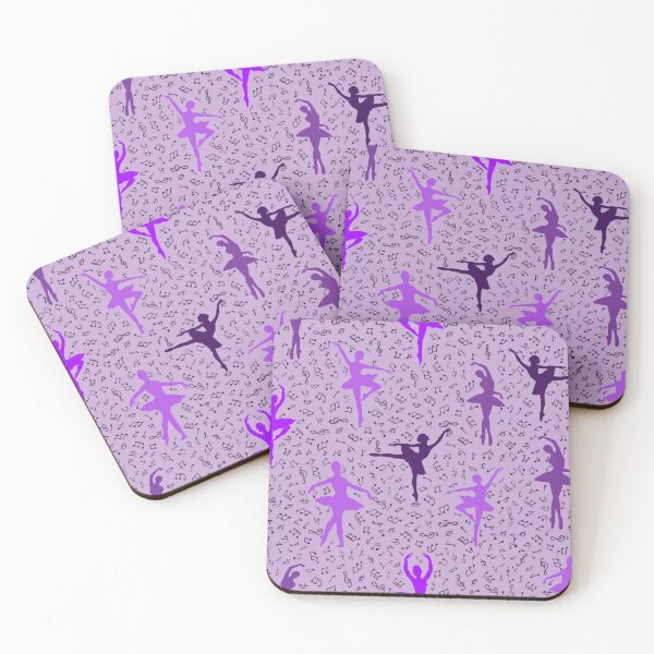 Item preview, purple dancers pattern designed and sold by FVO-italydesign.