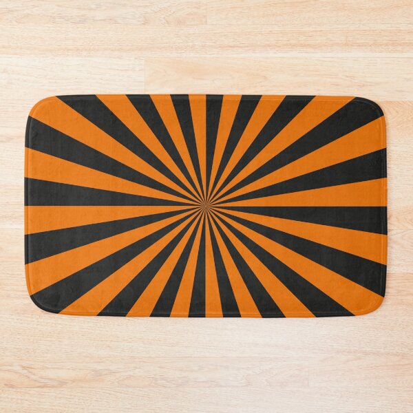 Item preview, Radial Burst - Orange and Black designed and sold by mrshelenbee.